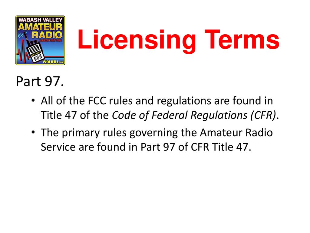 Chapter 7 Licensing Regulations pic