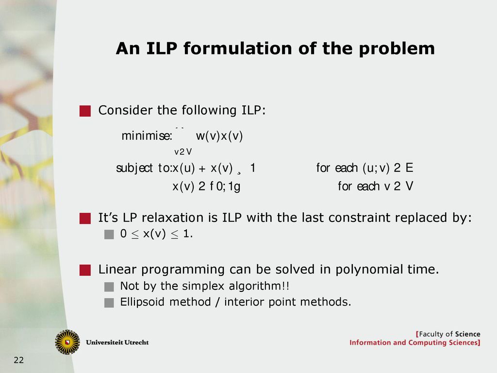 Introduction To Approximation Algorithms Ppt Download