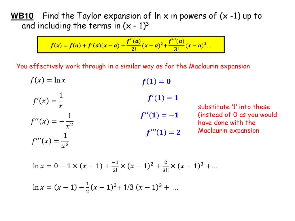 Maclaurin And Taylor Series Ppt Download