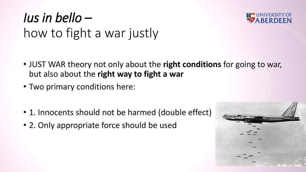 The Just War Theory. - Ppt Download