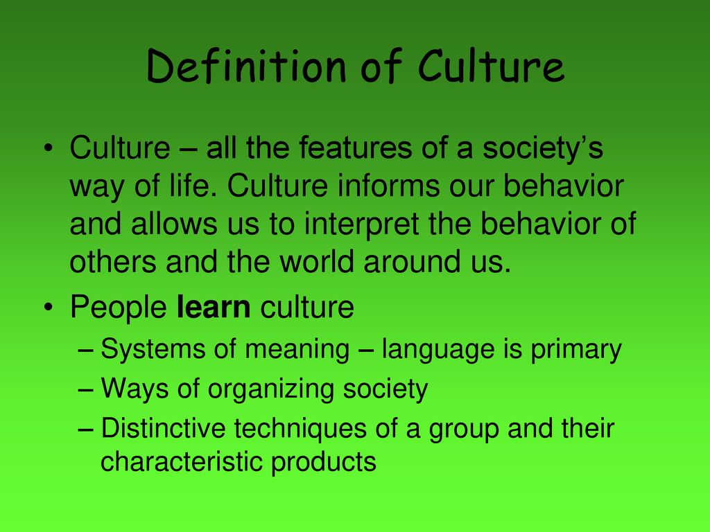 define world culture