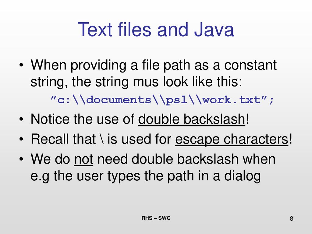 Working with files. - ppt download
