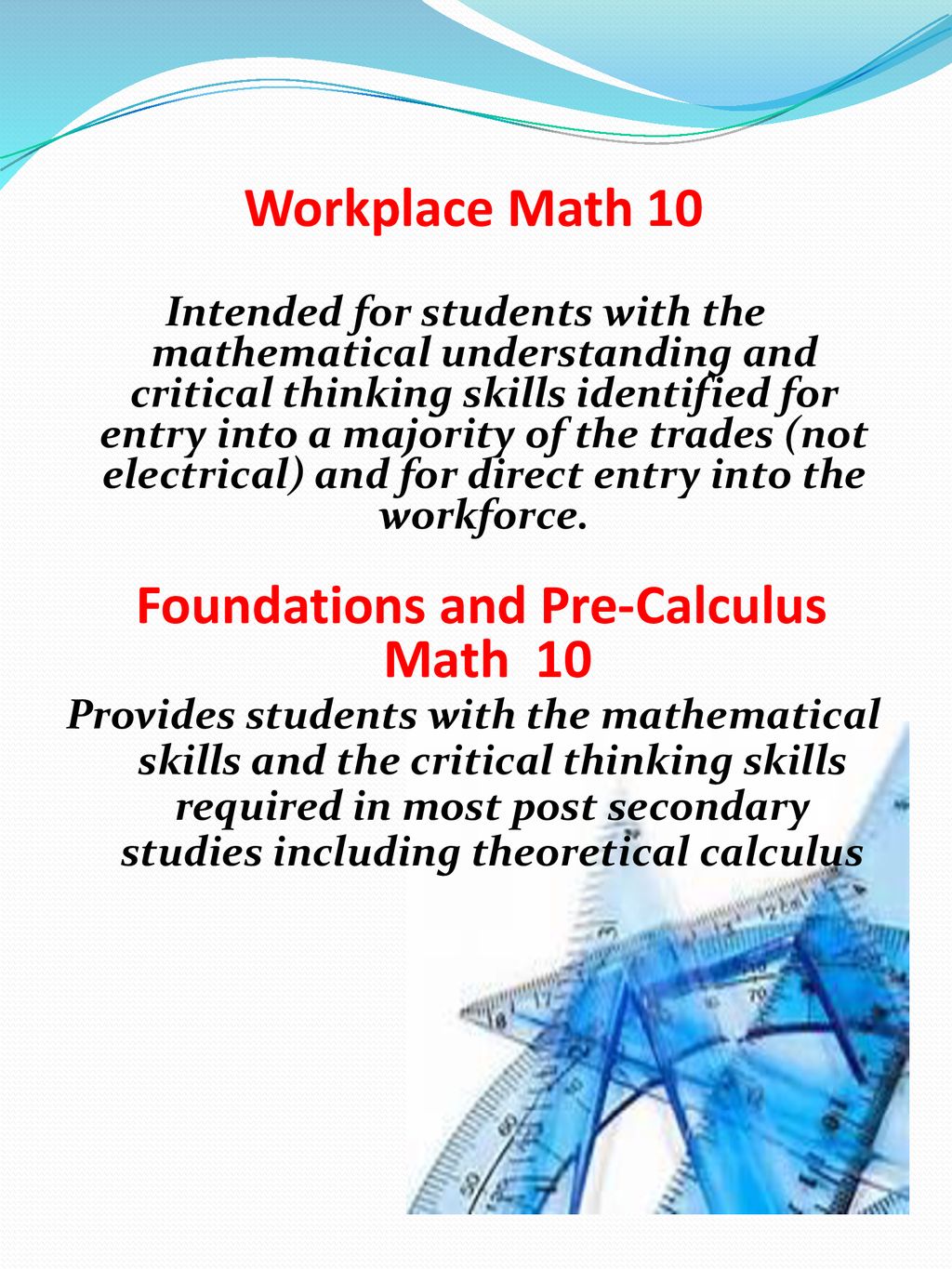 Foundations And Pre Calculus Math 10 Textbook