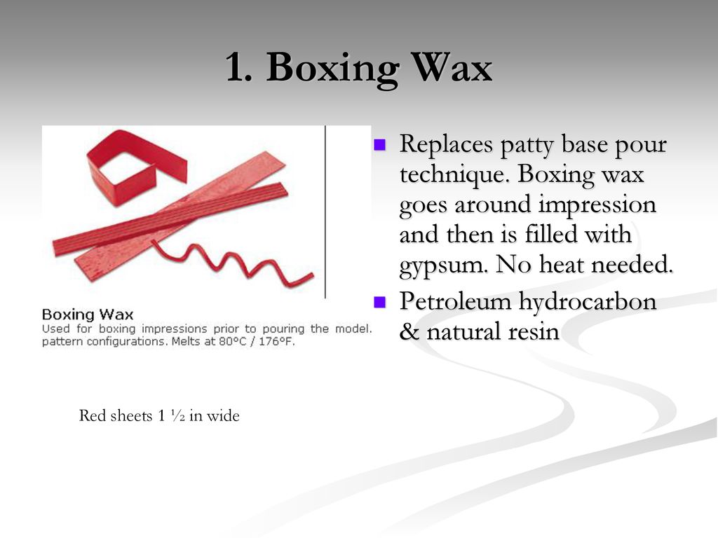 Dental waxes. - ppt download
