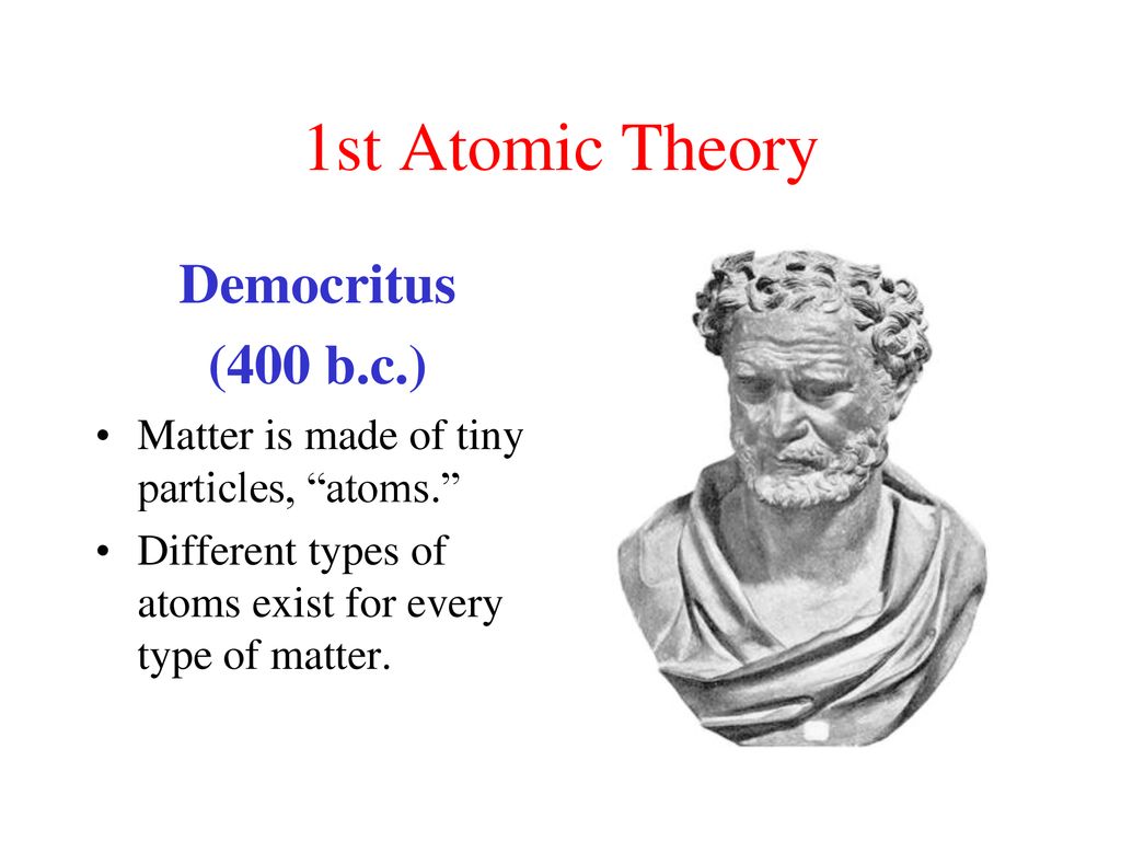 Democritus Dalton Modern - ppt download