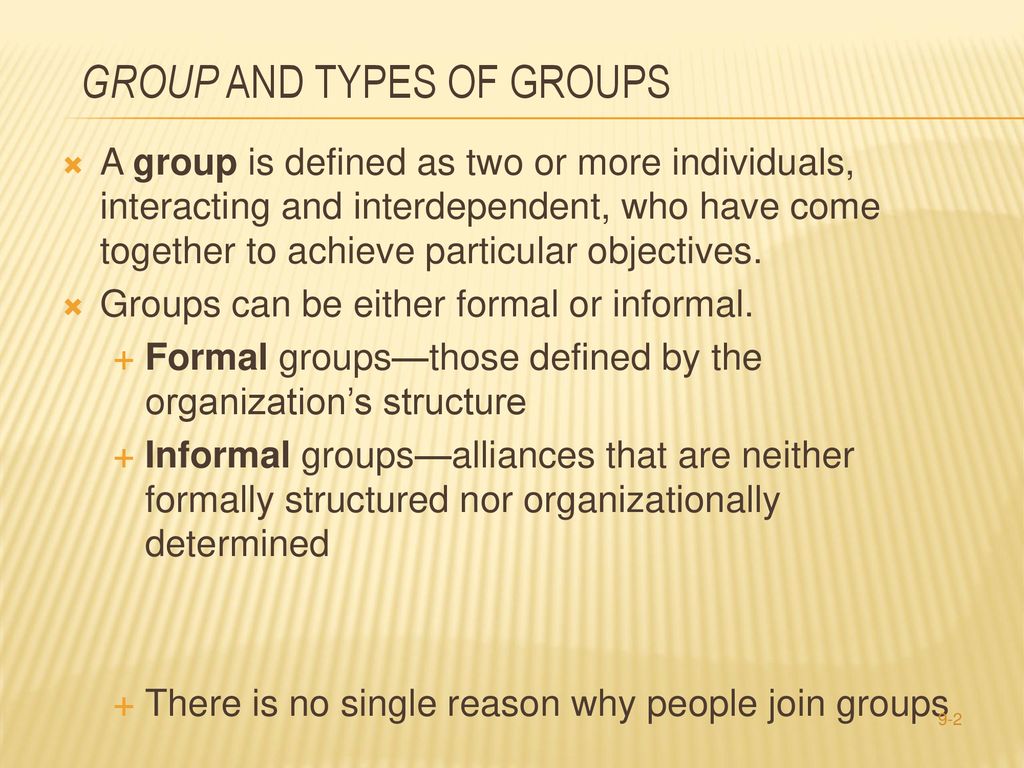 Group: Definition, Functions, Types of Groups