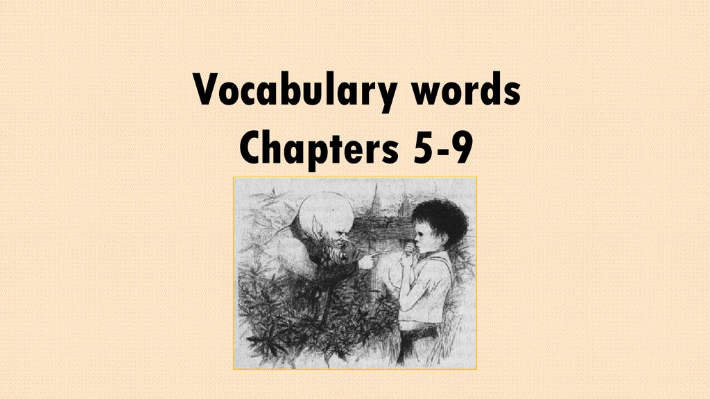 Vocabulary Review Chapters ppt download