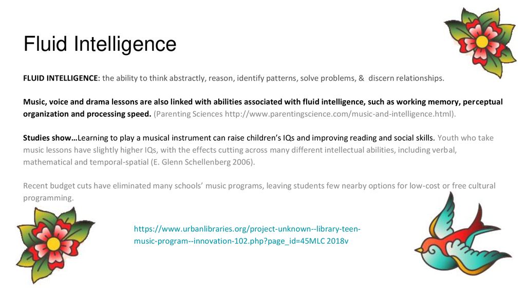 Fluid Intelligence Fluid Intelligence The Ability To Think