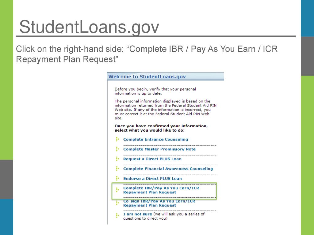 Managing student loans ppt download