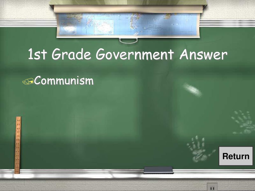 1st Grade Government Answer