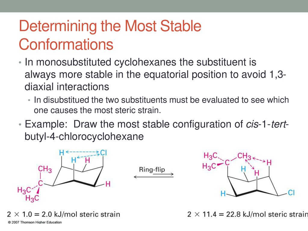 Determining the Most Stable Conformations