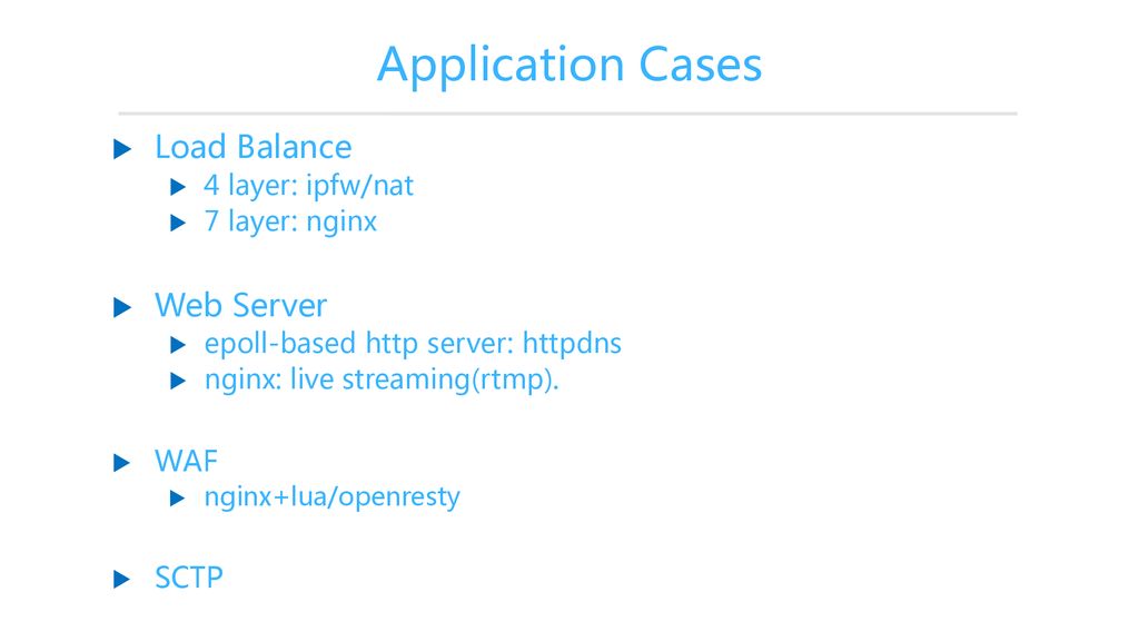 F stack a full user space network service with dmm ppt download