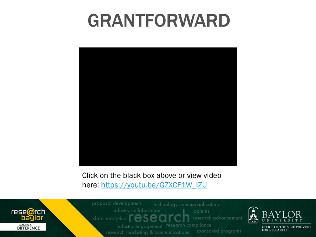 GRANTFORWARD Click on the black box above or view video here: