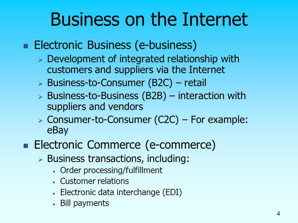 Business on the Internet