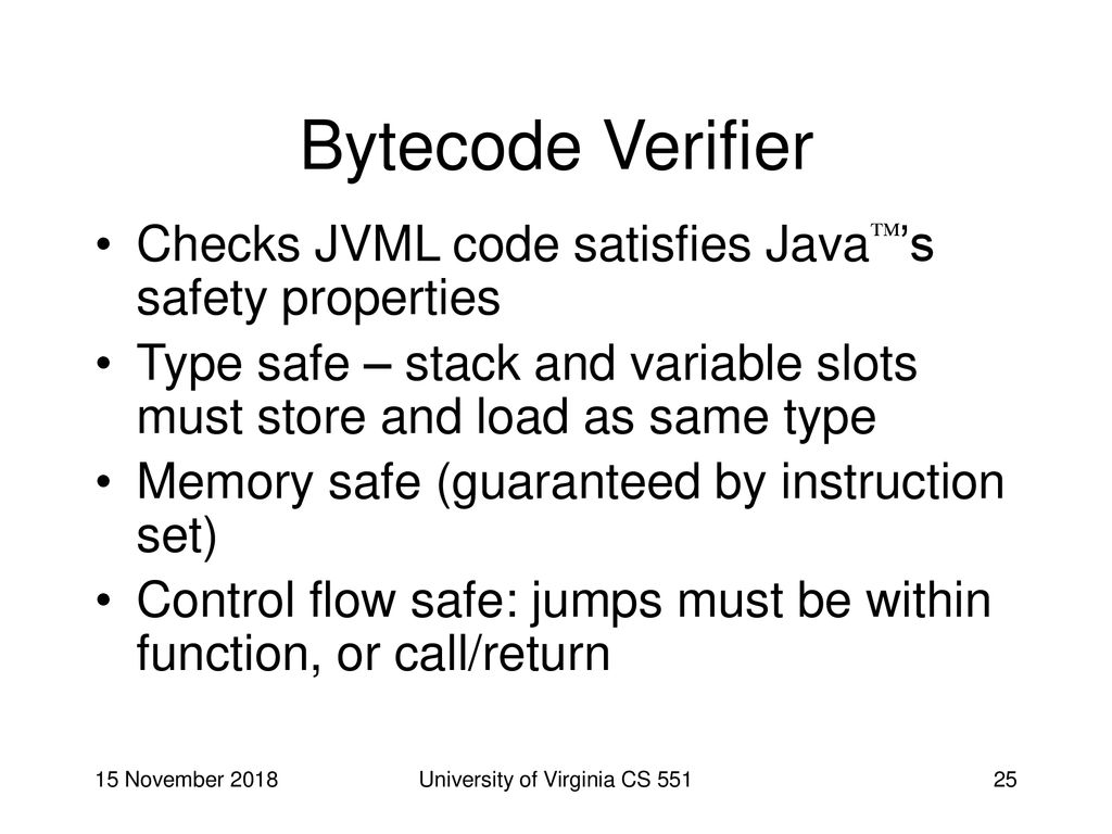 Lecture 18: Java™ Decaffeinated CS551: Security and Privacy - ppt download
