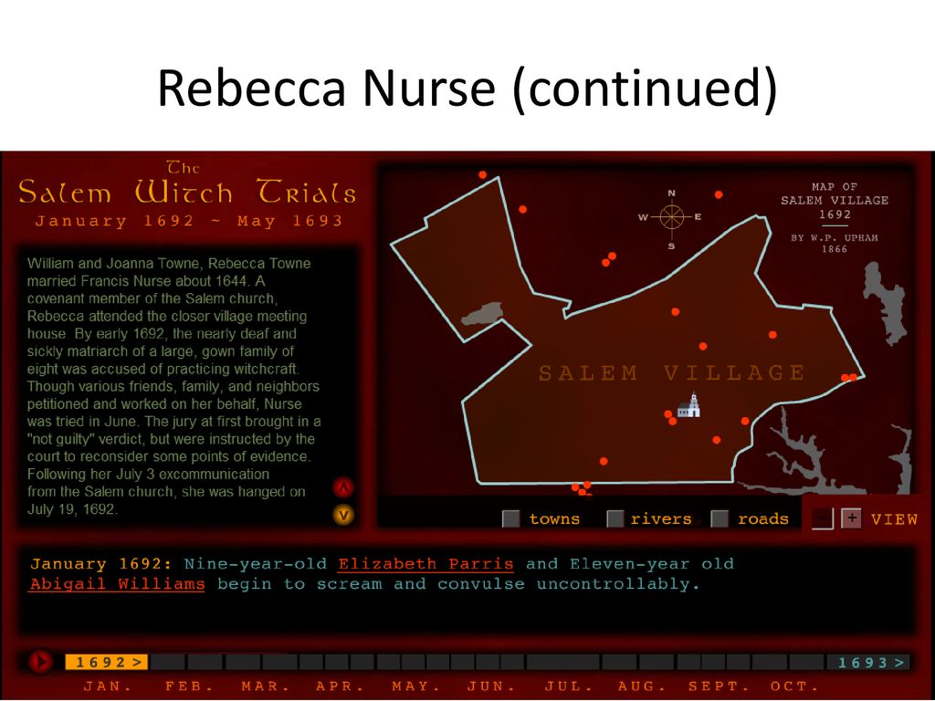 Rebecca Nurse (continued)