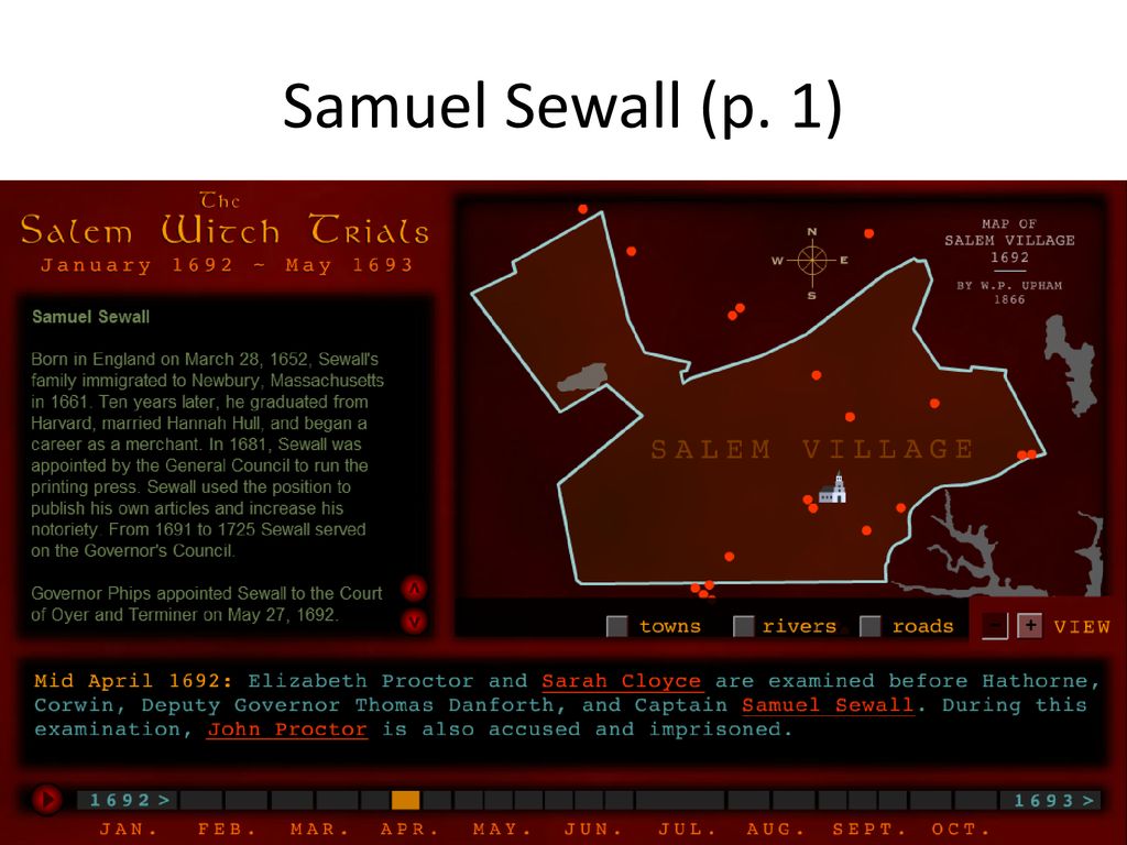Samuel Sewall (p. 1)
