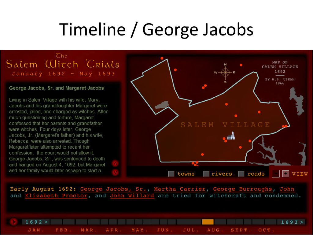 Timeline / George Jacobs