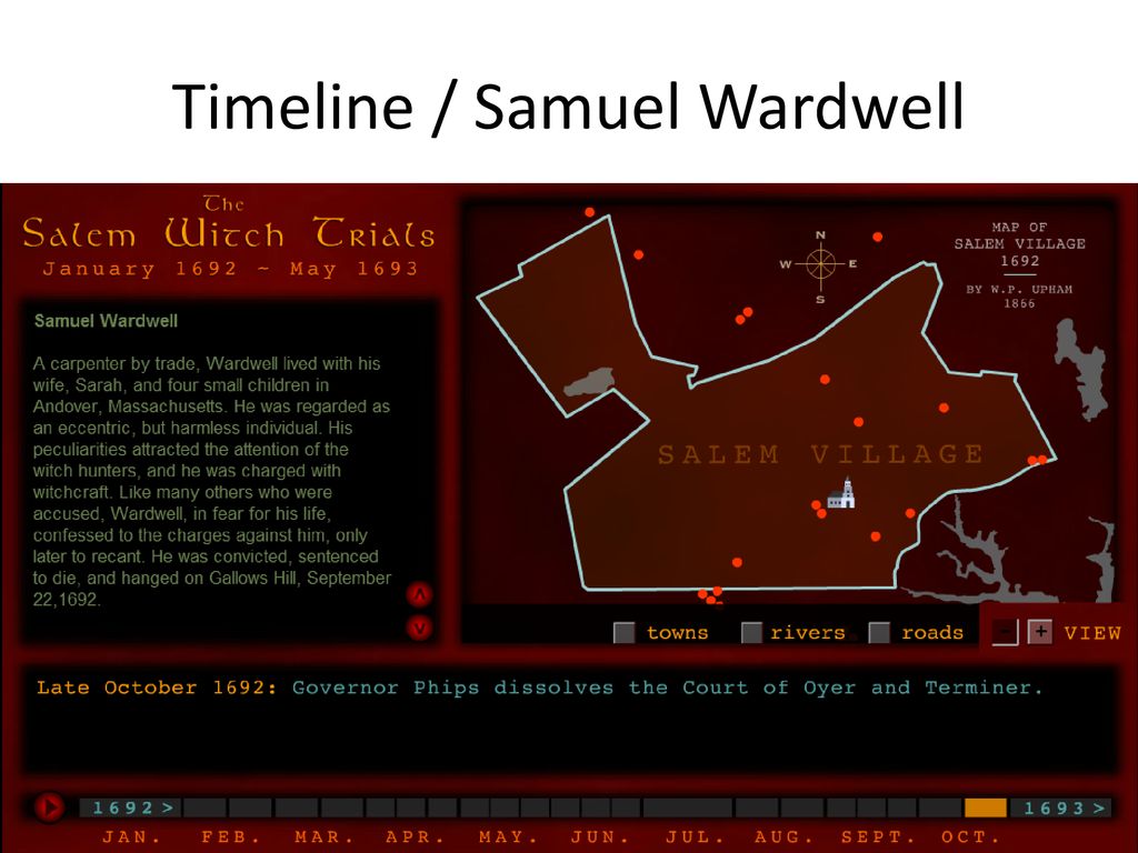 Timeline / Samuel Wardwell