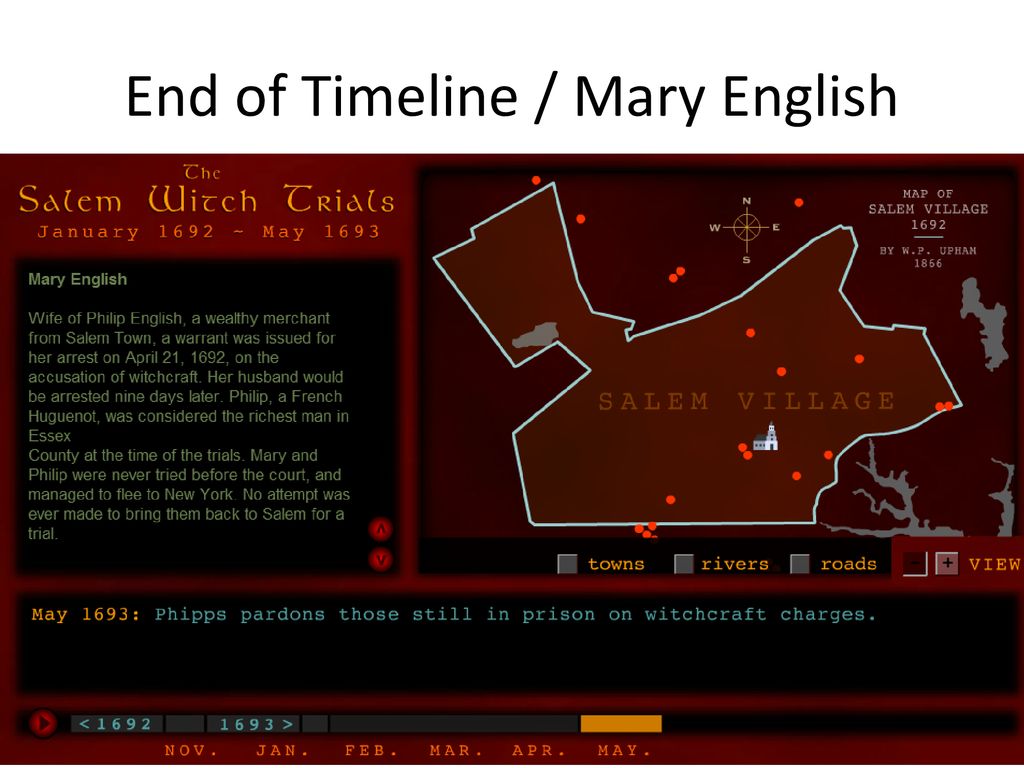 End of Timeline / Mary English
