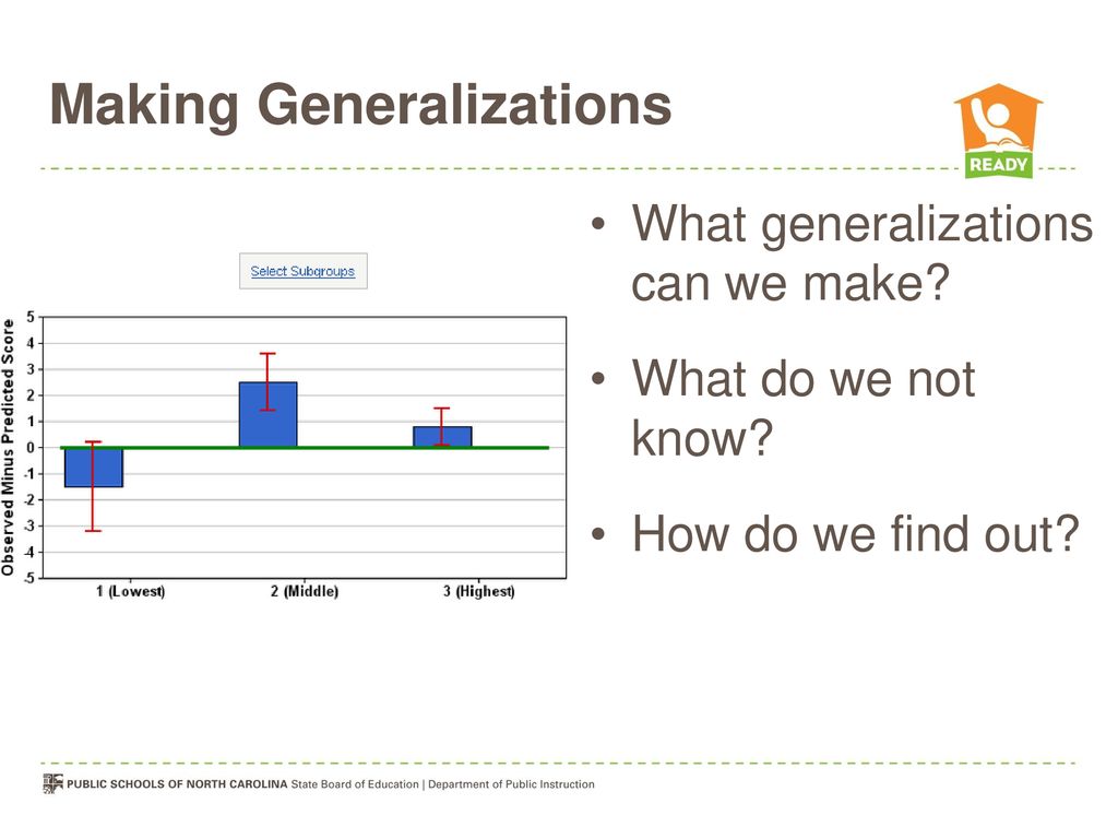 Making Generalizations
