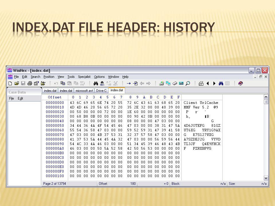 download and install index.dat file reader