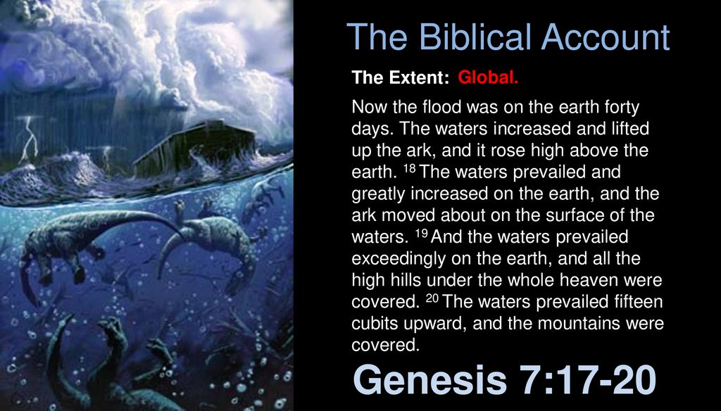 The Genesis Flood Fact Or Fiction?. - Ppt Download