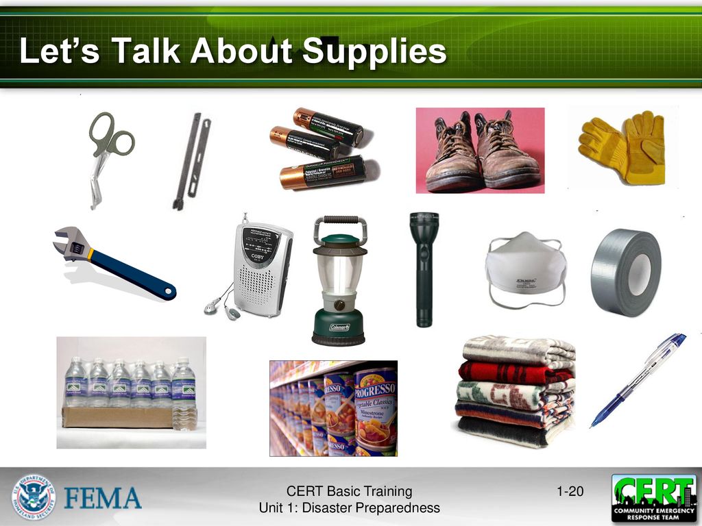 Let’s Talk About Supplies