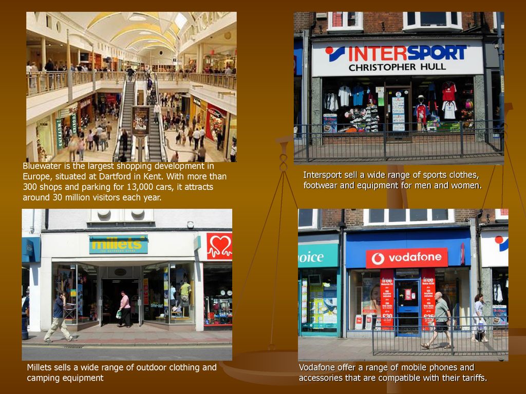 Shops and shopping. Czech large shopping. Shops and shopping test
