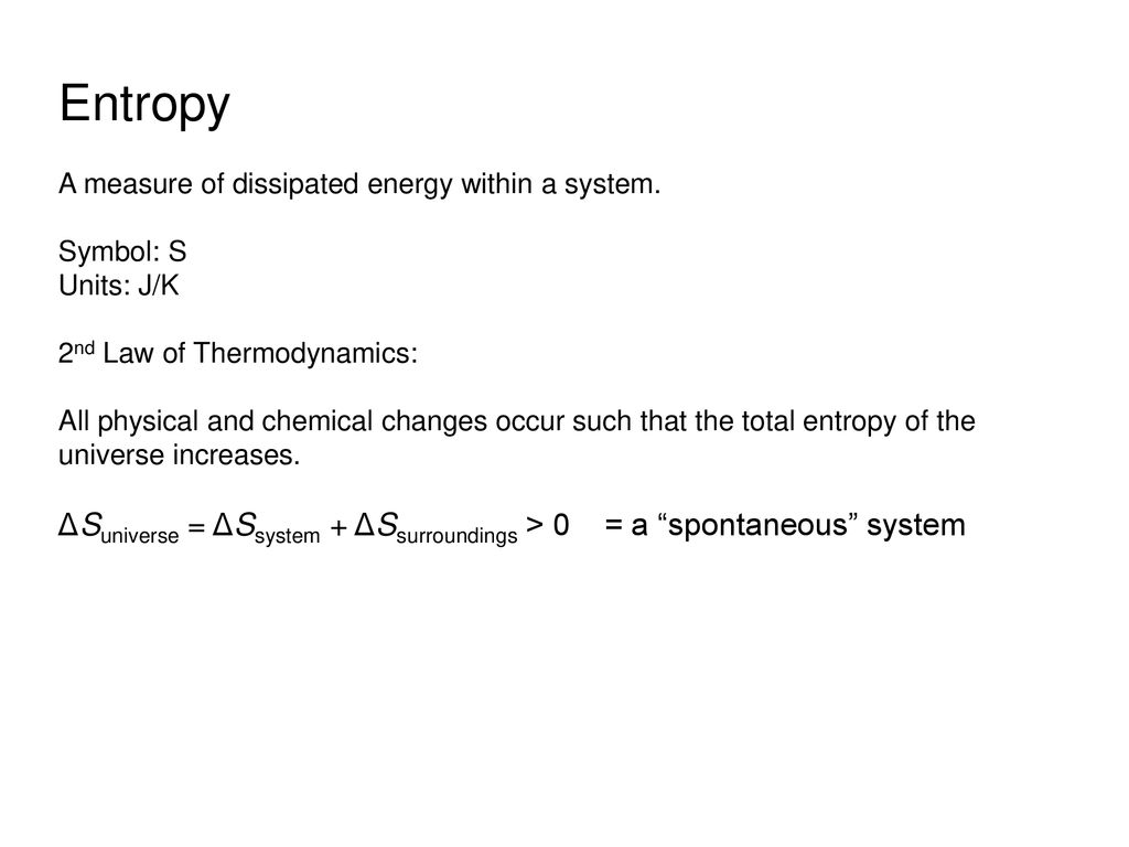 units of entropy units of entropy