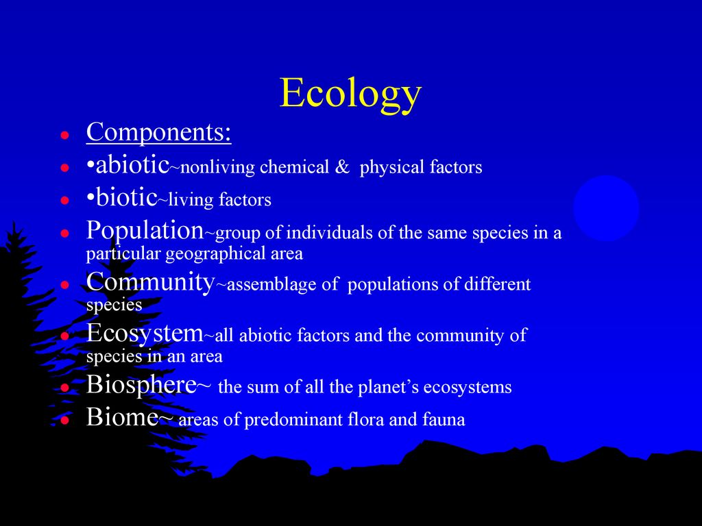 Ecology: An Introduction to the Biosphere. I am the Lorax. - ppt download