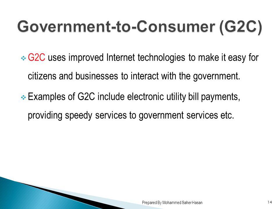 Government-to-Consumer (G2C)