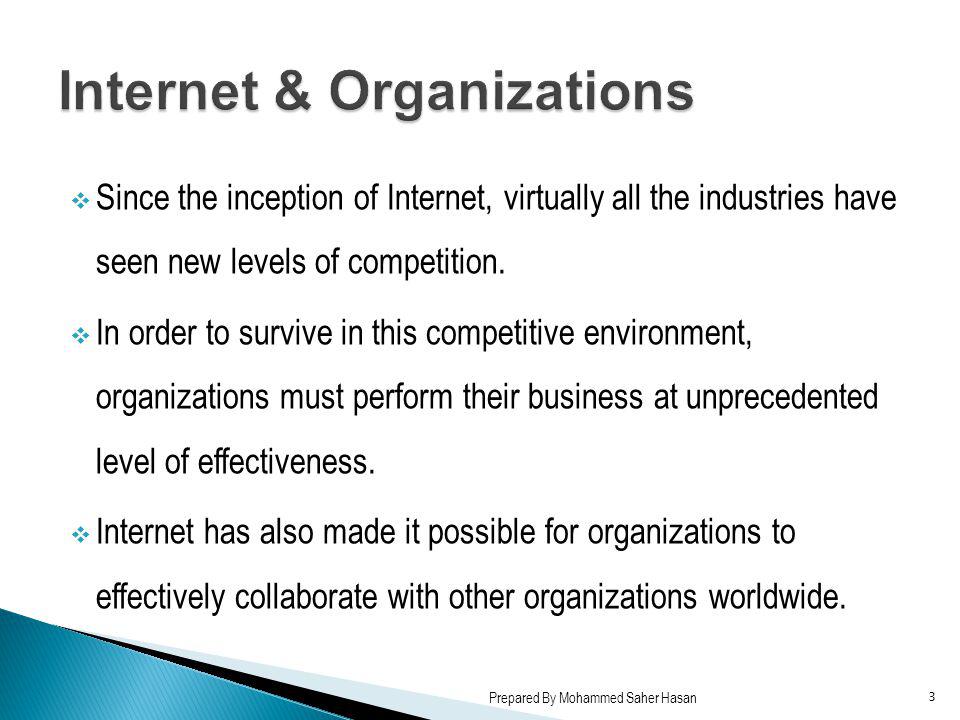 Internet & Organizations
