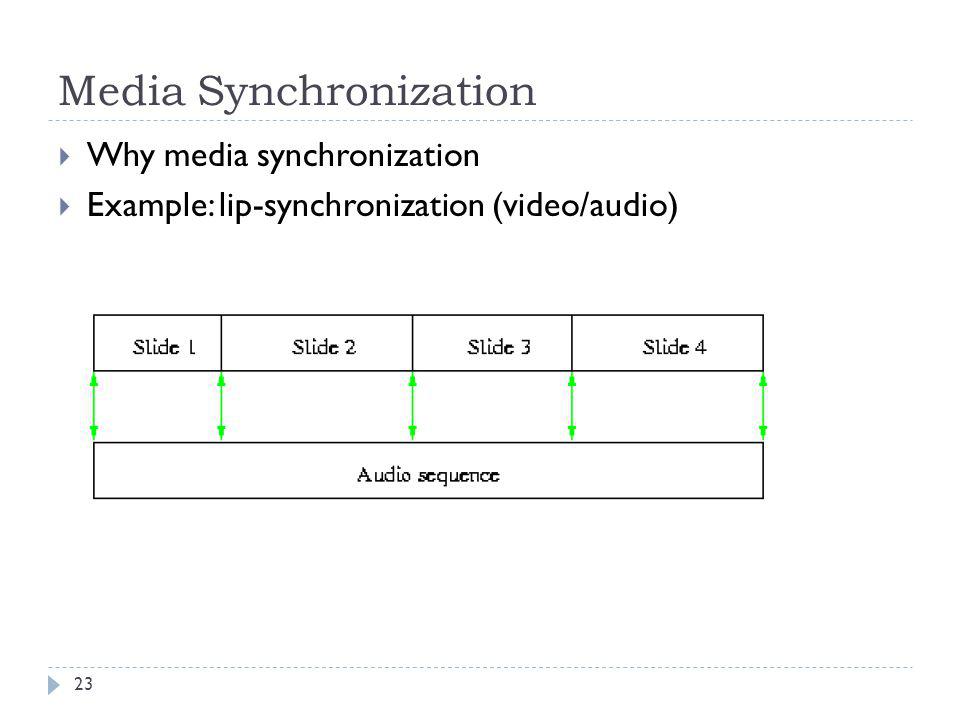Media Synchronization
