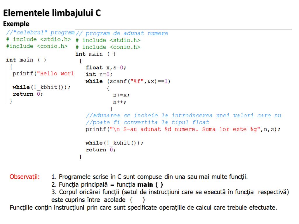 Curs 3 Limbajul C Dezvoltat Intre Anii D M Ritchie O DatÄƒ Cu Dezvoltarea Sistemului De Operare Unix Ken Thompson D M Ritchie Ppt Download