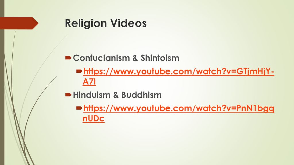 Religion Videos Confucianism & Shintoism