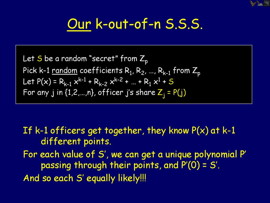 Polynomials Secret Sharing And Error Correcting Codes Ppt Download