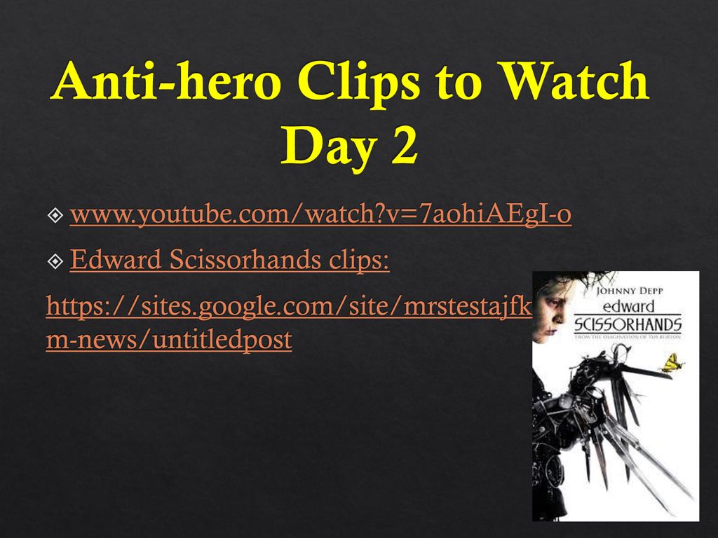 Anti-hero Clips to Watch Day 2