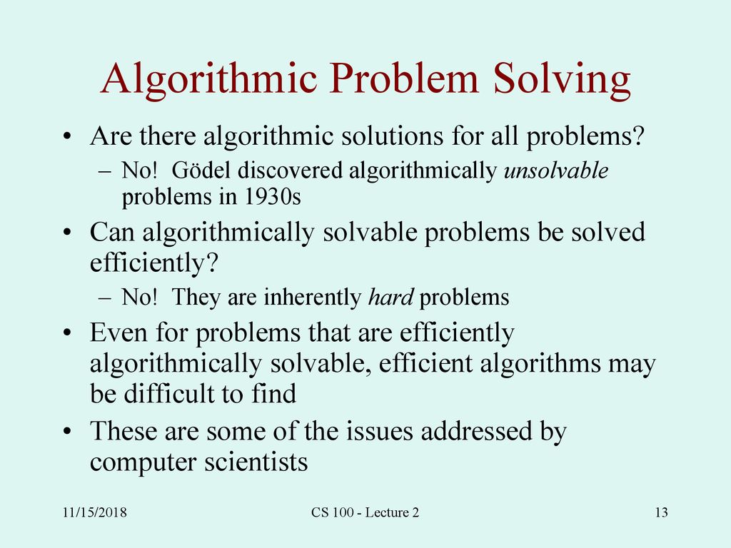 Lecture 2 Introduction to Computer Science (continued) - ppt download