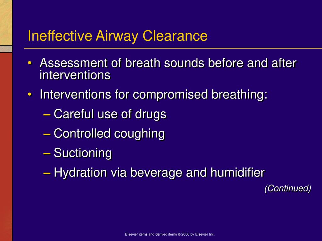 Chapter 33 Interventions for Clients with Noninfectious Problems of the ...