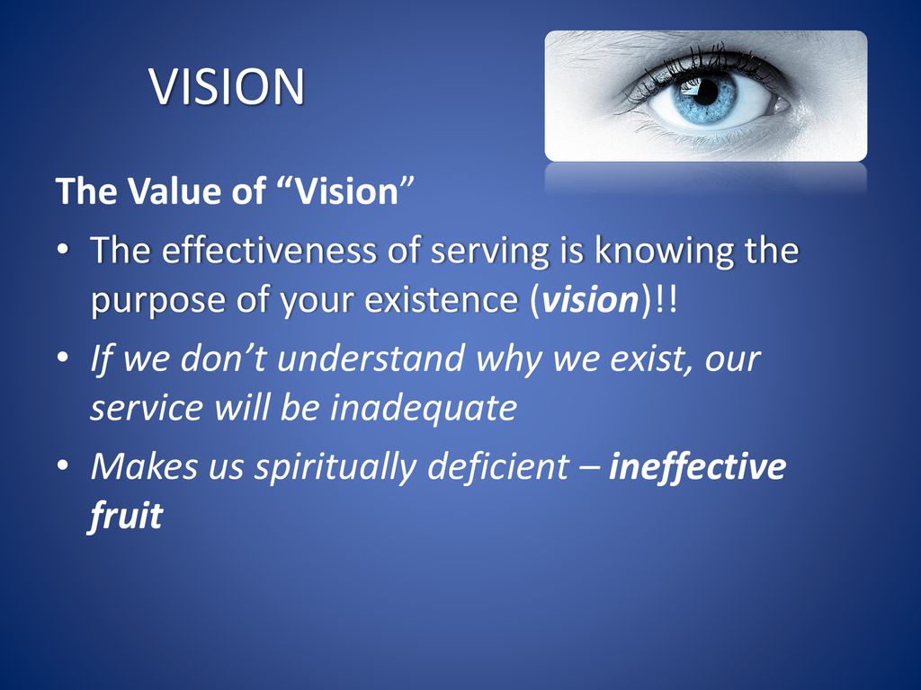 VISION. - ppt download