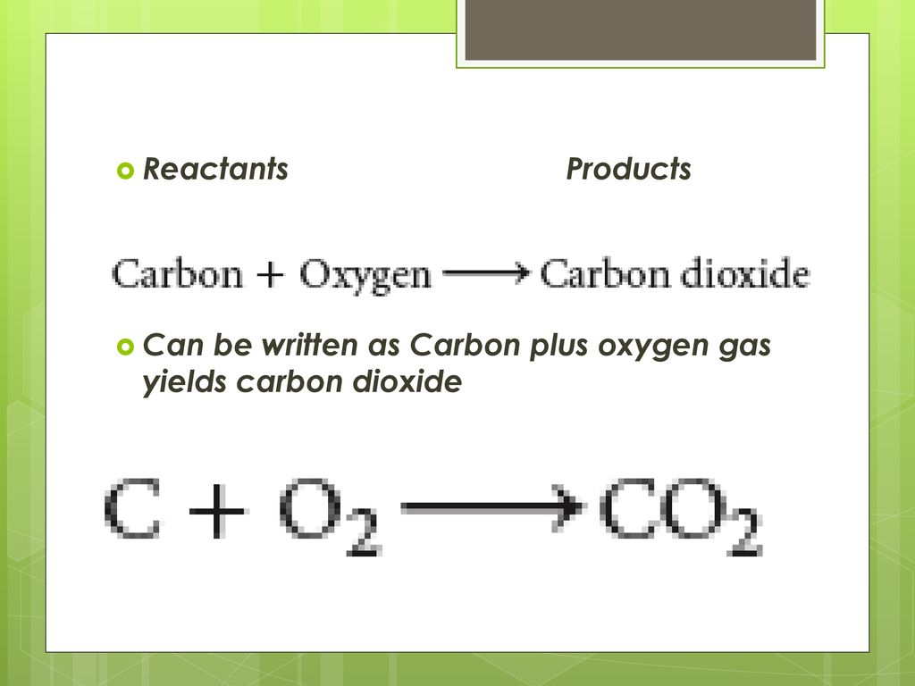 Chemical Reactions. - ppt download