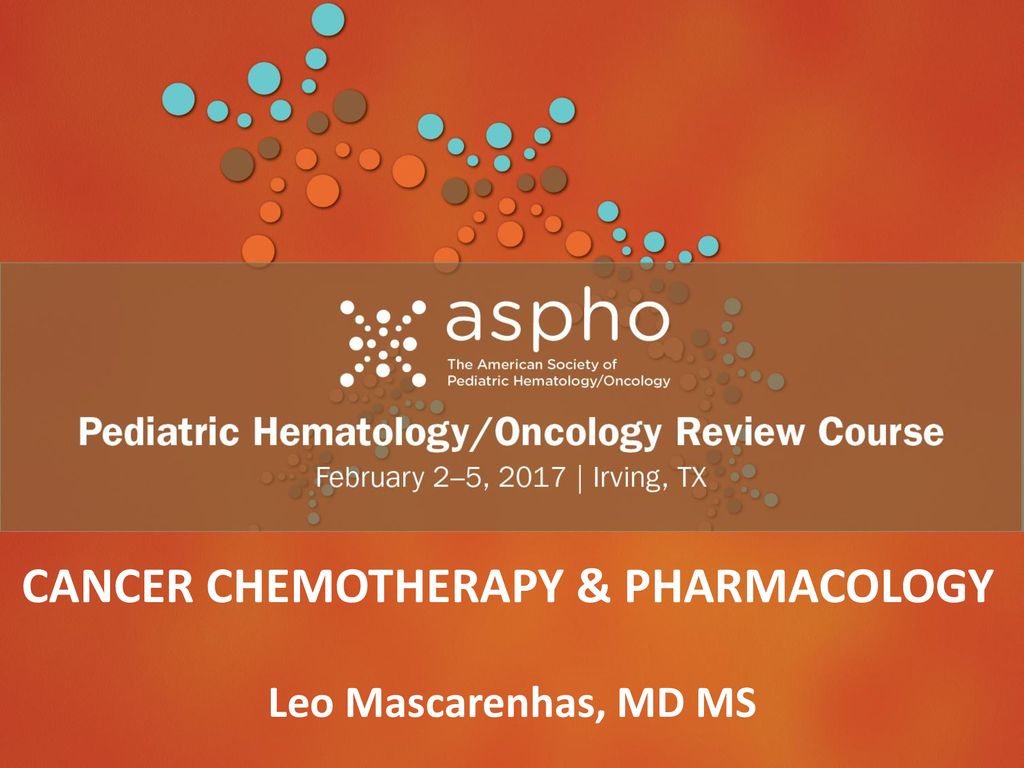 CANCER CHEMOTHERAPY & PHARMACOLOGY