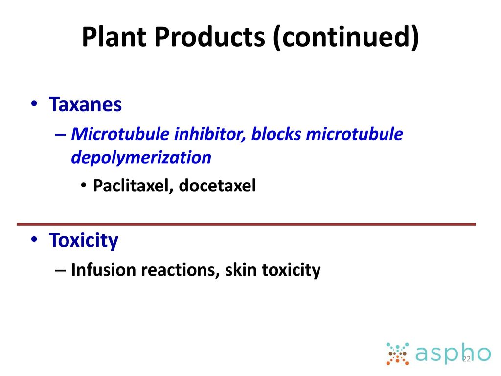 Plant Products (continued)