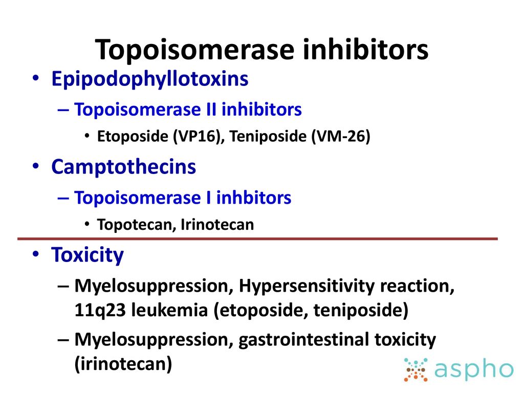 Topoisomerase inhibitors