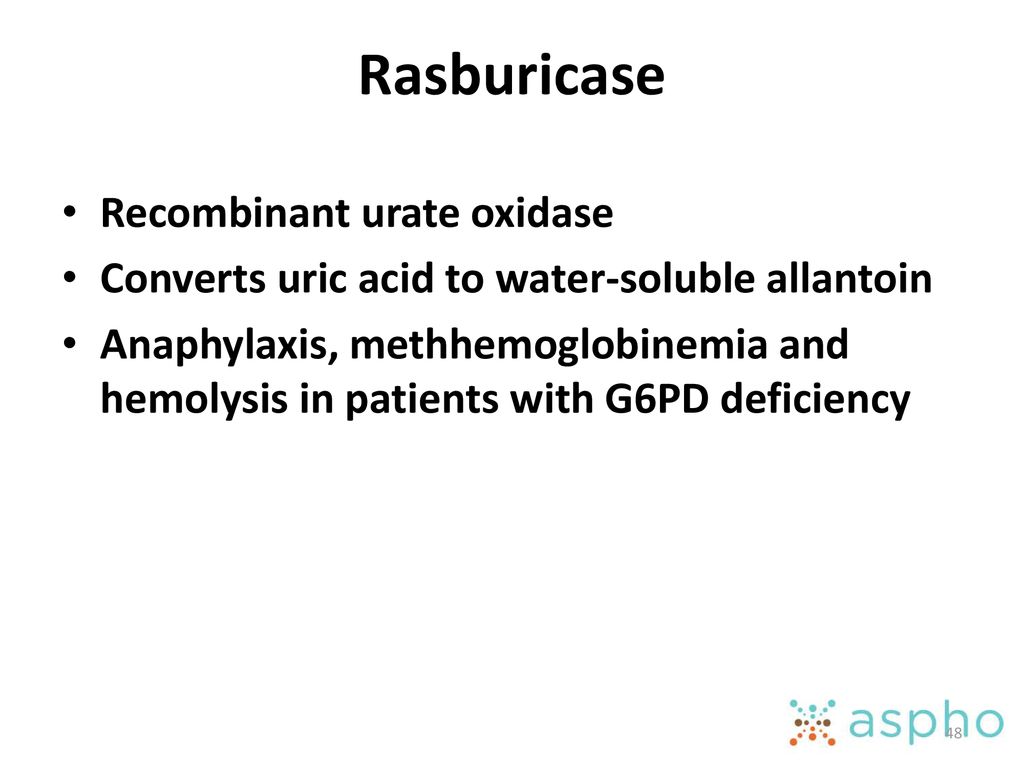 Rasburicase Recombinant urate oxidase