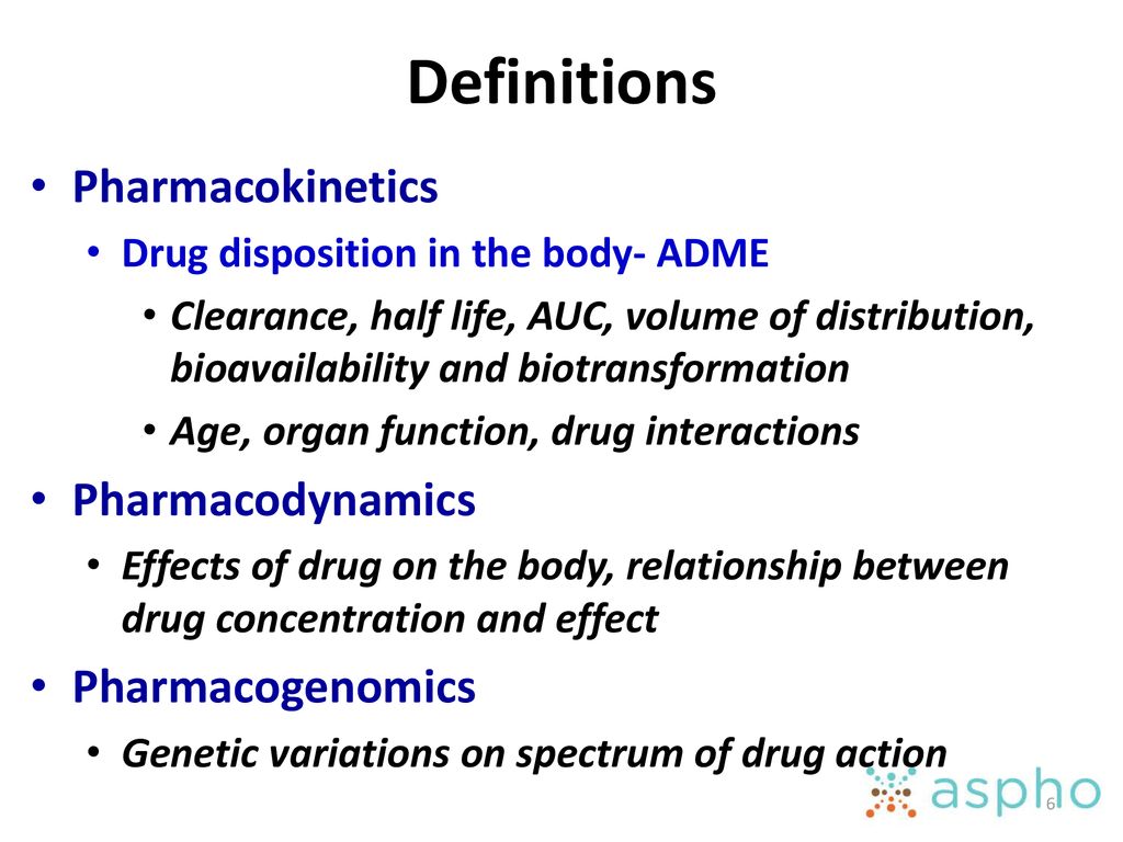 Definitions Pharmacokinetics Pharmacodynamics Pharmacogenomics