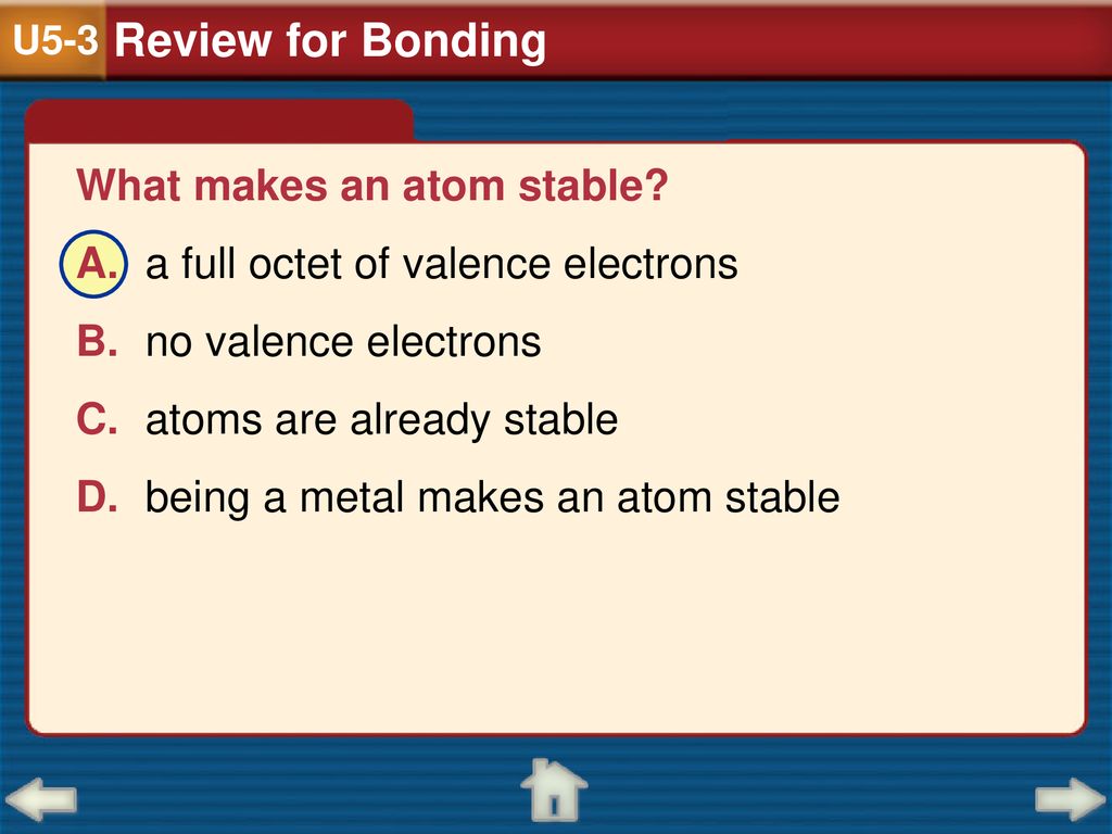 Review for bonding title the page 10 28 warm up review for bonding