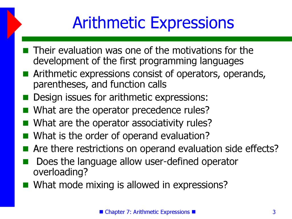 Arithmetic Expressions - ppt download