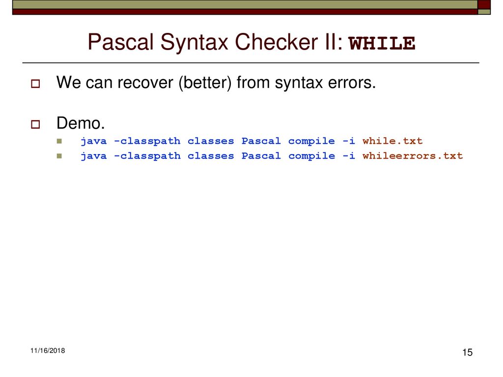 Cs 432 compiler construction lecture 7 ppt download
